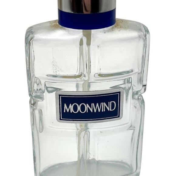 Vintage 1980s Avon Moonwind 1.8 Oz Empty Cologne Spray Bottle In 2.7 Oz Box - Picture 4 of 4